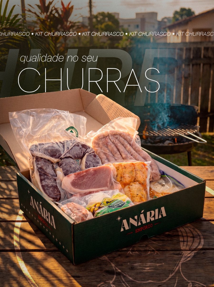 Arte Anária: Kit Churrasco, para o feed